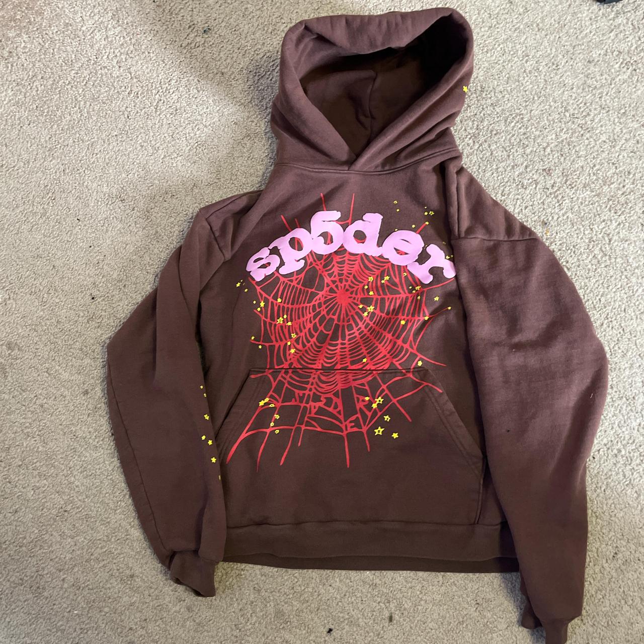 Authentic Young Thug Sp5der Hoodie Size:M Brand New - Depop