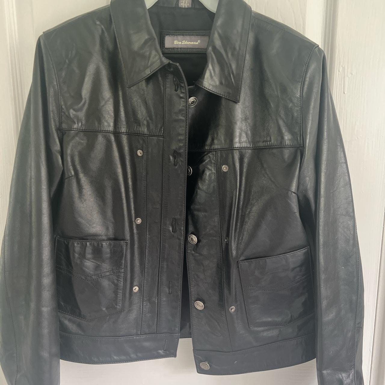 Ben Sherman Women's Black Jacket | Depop