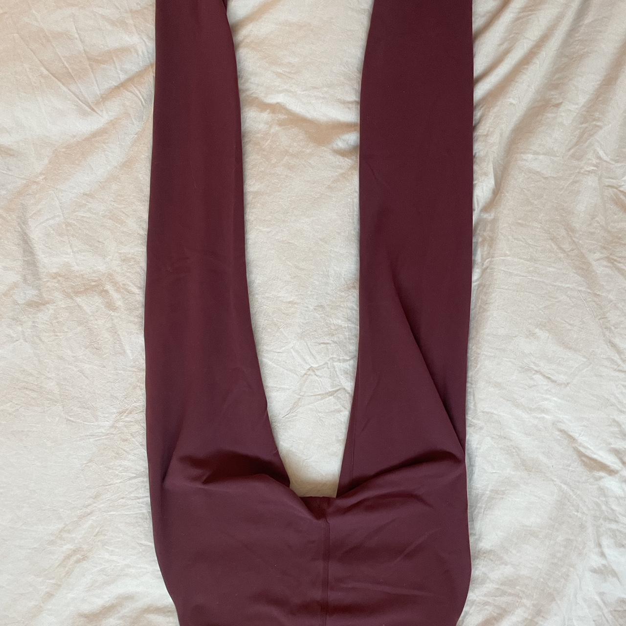 Maroon Lululemon leggings 27” Align High Rise Depop