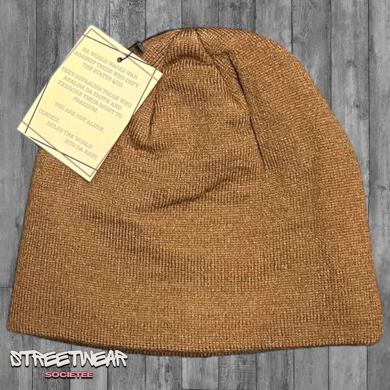 Corteiz Beanie Alcatraz “Brown” 🍂 VERY RARE, HARD TO | Depop