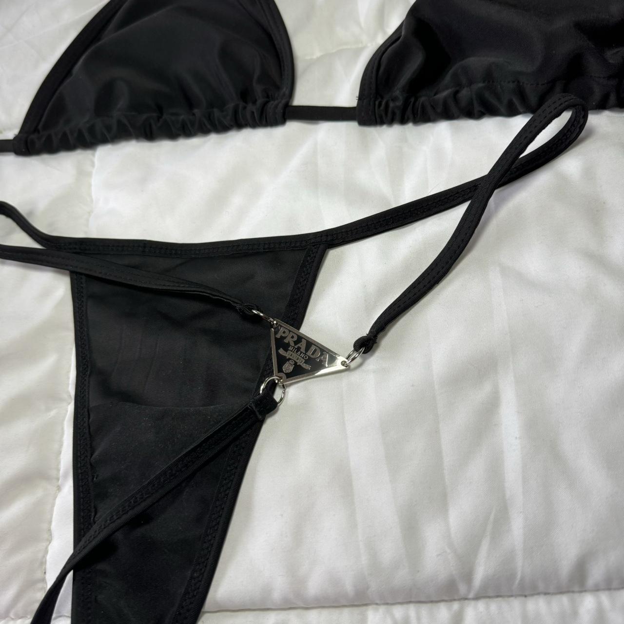 Black prada discount bikini