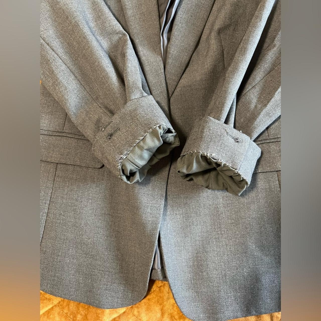 Grey Worthington Suit Jacket Blazer **NWOT New... - Depop