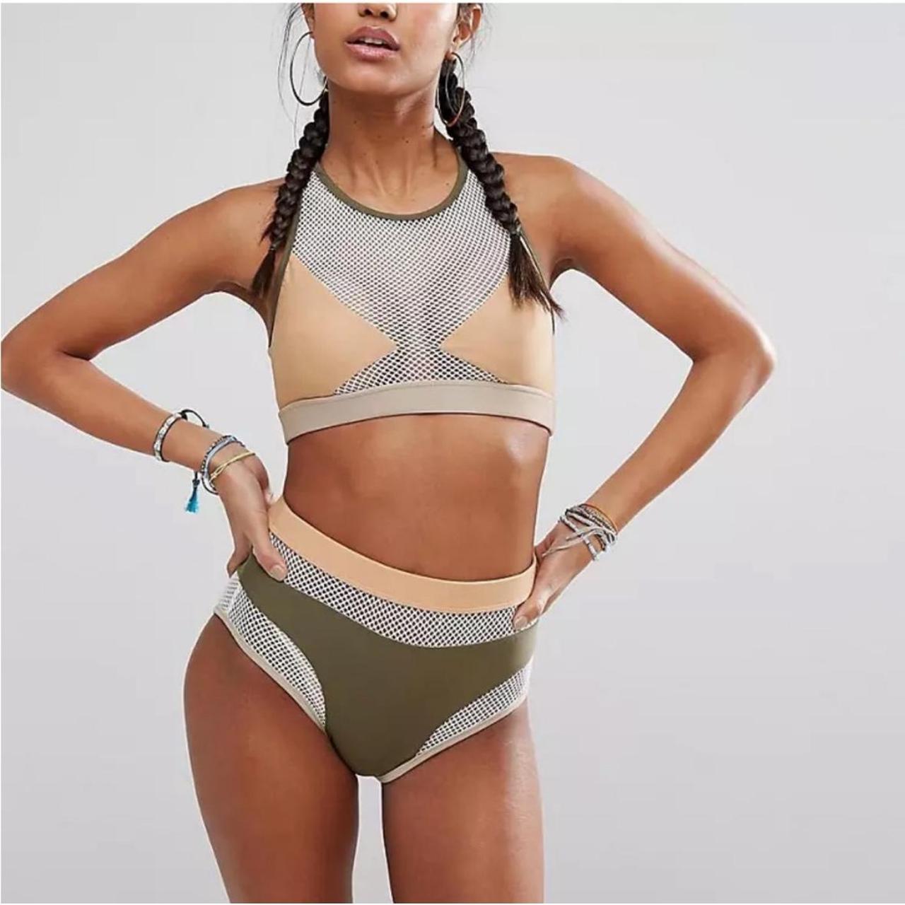 ASOS Jaded London Mesh Bikini Crop Top Mesh High. Depop