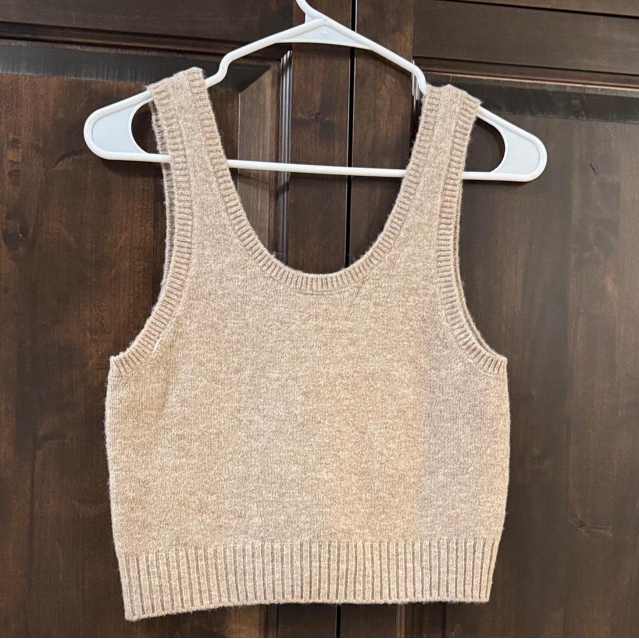 Mango Women's Sweater - Tan/Cream - M – Mango Bei… - image 1