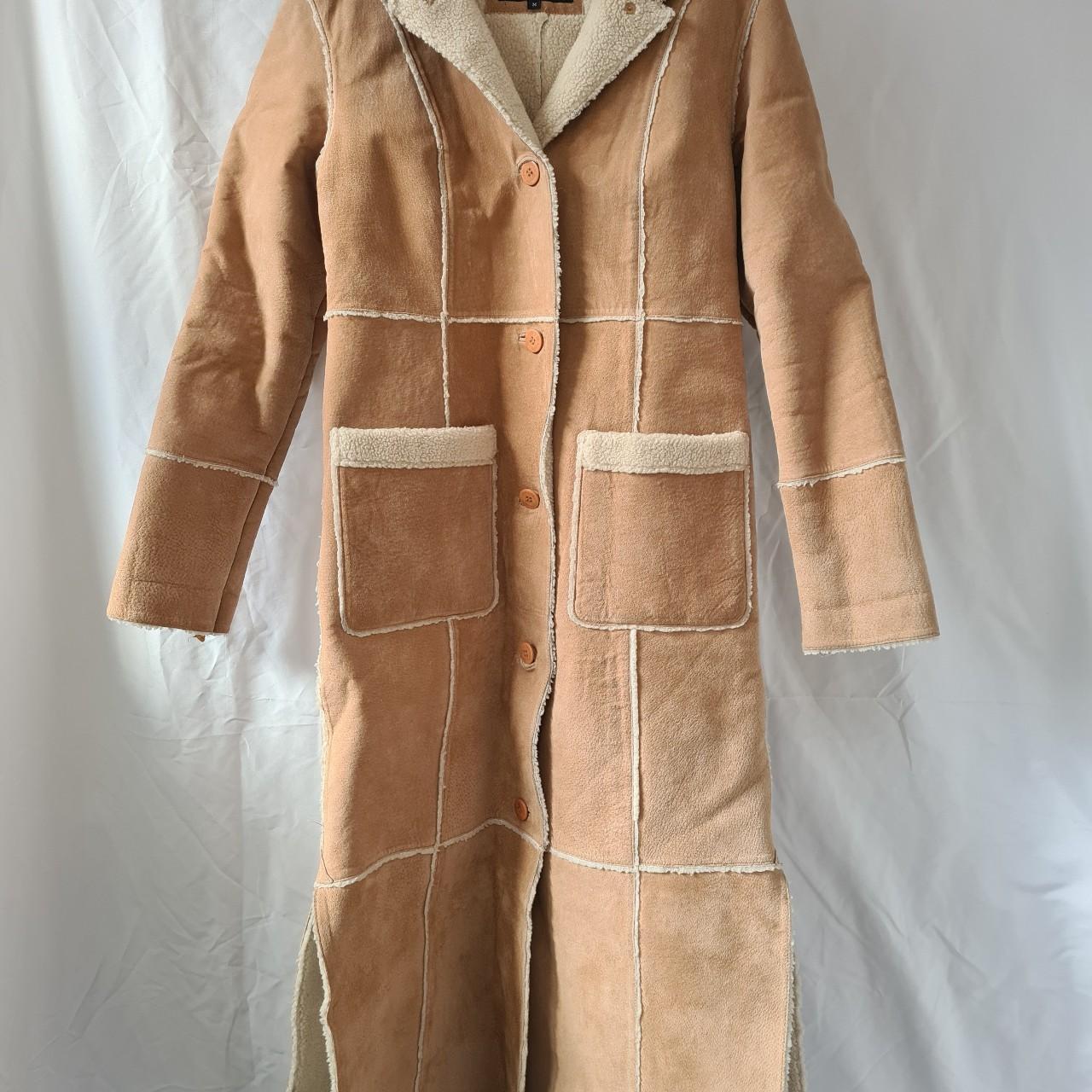 Steve madden shearling on sale coat