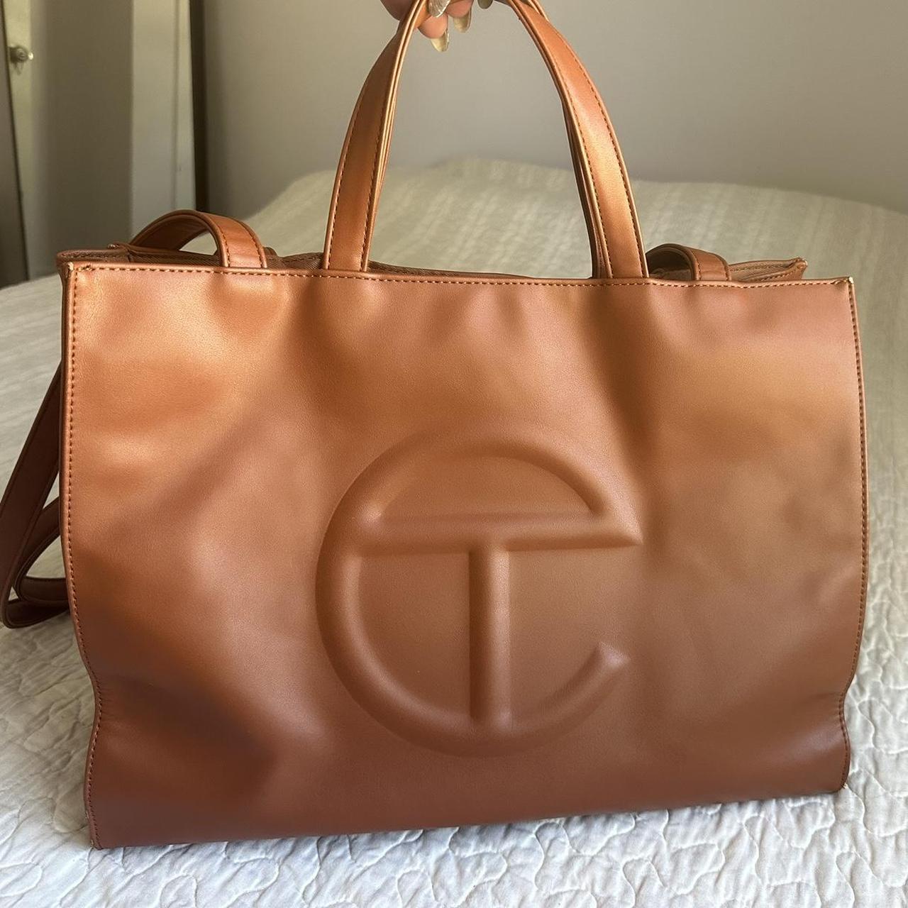 TELFAR - NEW Authentic Medium Tan Telfar Bag