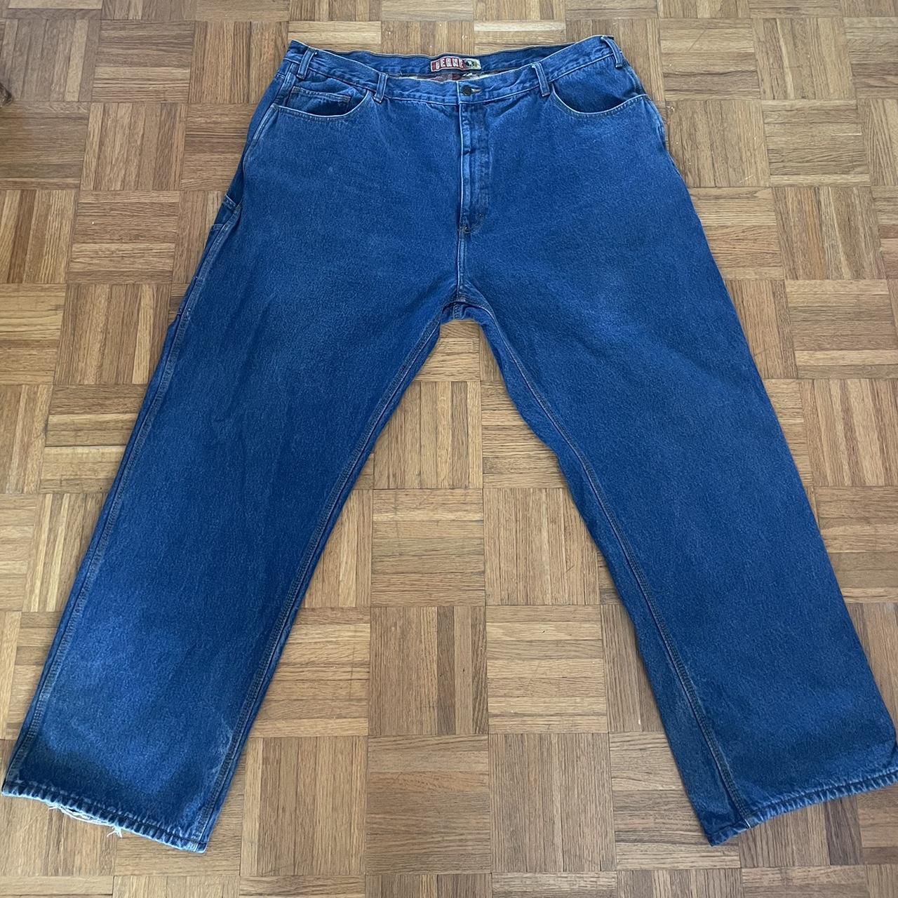 Vintage Berne Flannel Lined Jeans Size: 44 I am... - Depop