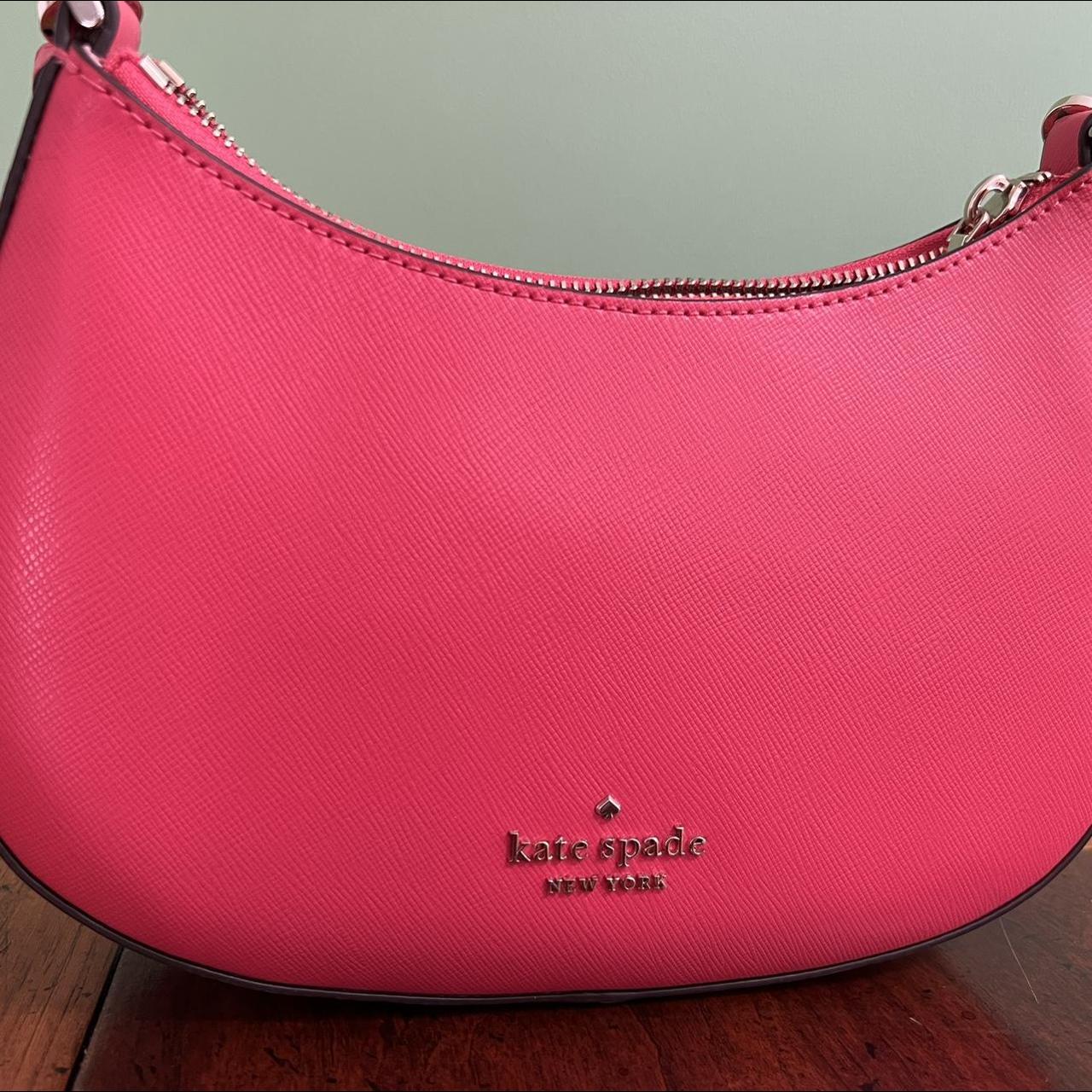 Kate Spade Staci Saffiano Leather Crossbody Bag (Dark Water)