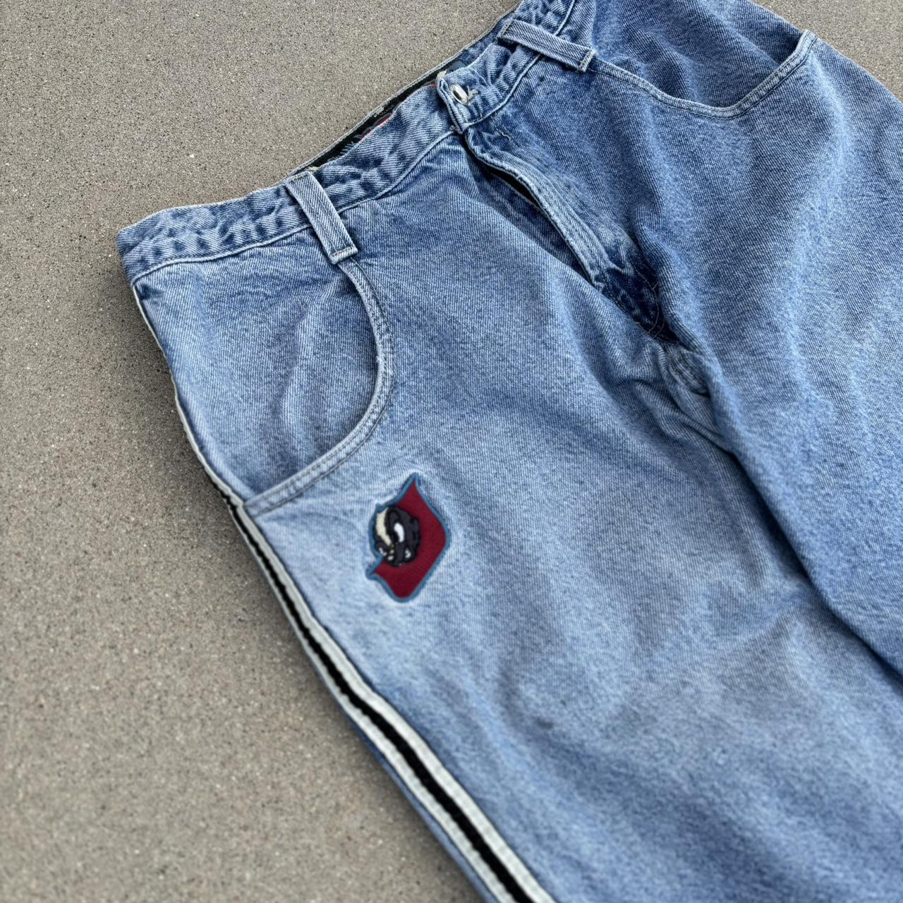 vintage 90s jnco skunks 34x30(cut) ONLY TRYING TO... - Depop