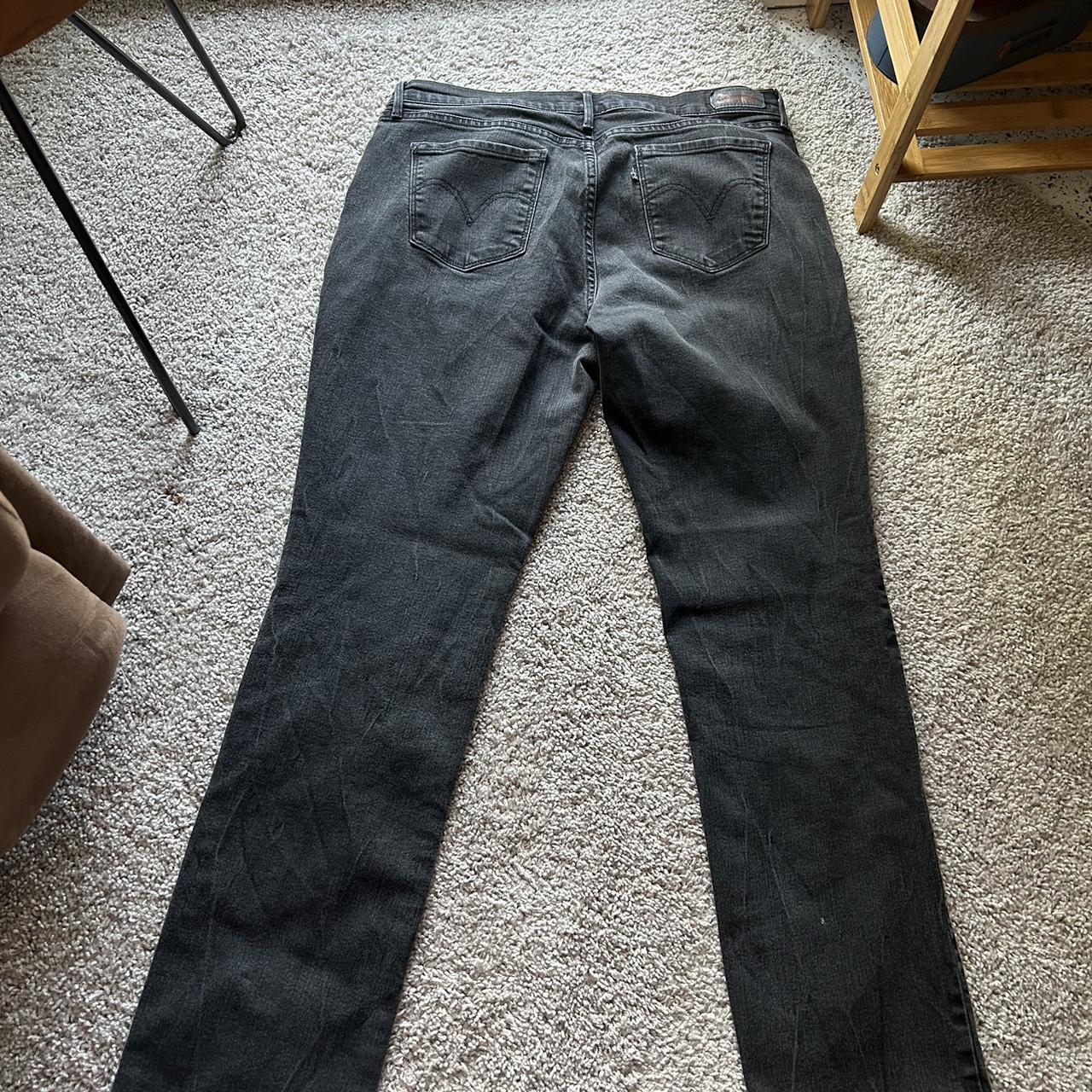 Levi’s 505 straight leg black denim jeans. Fit is... - Depop