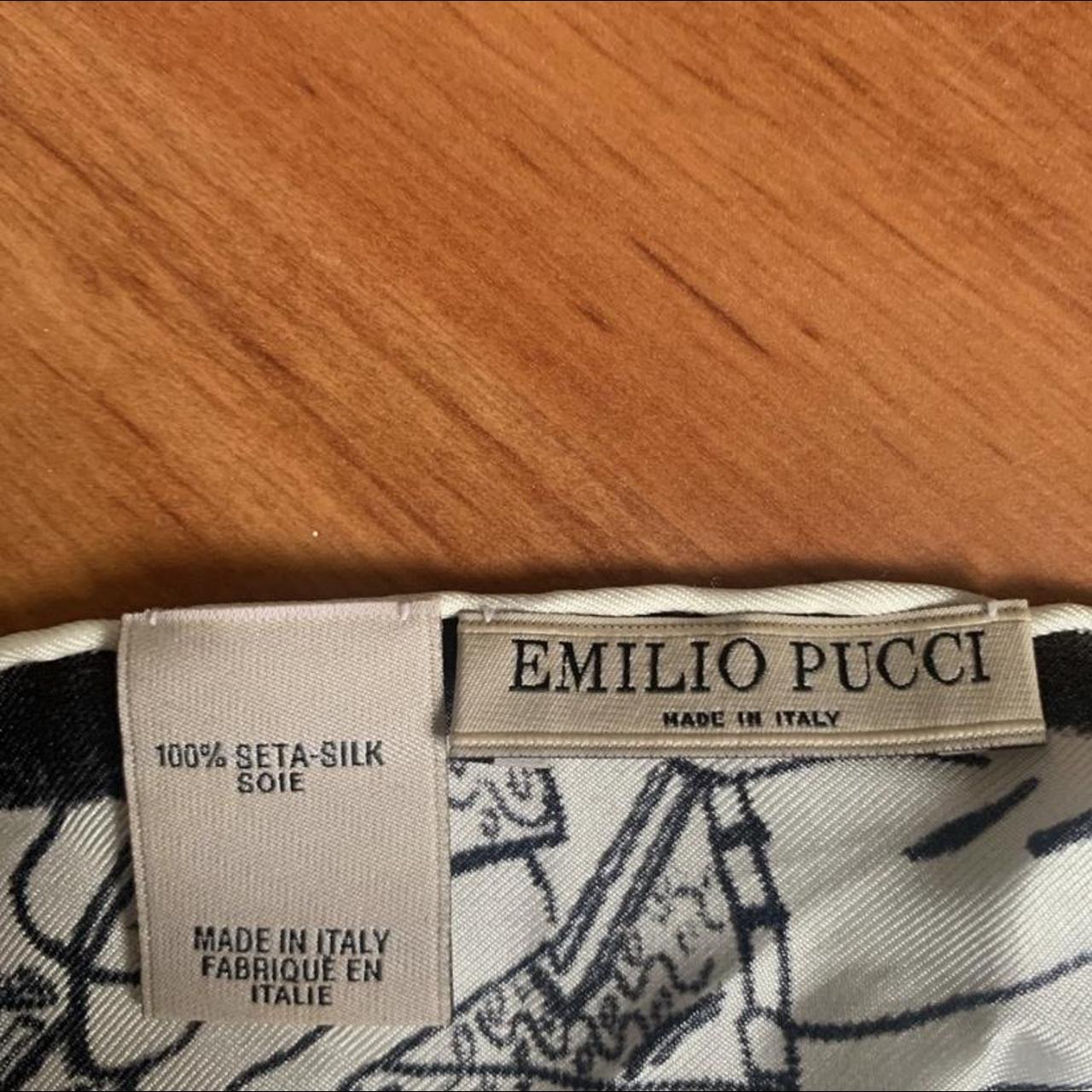 Emilio Pucci Women's Black and White Scarf-wraps (3)