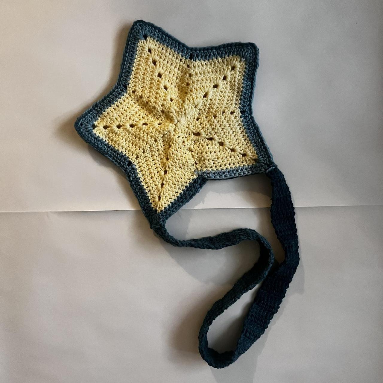 Star Crochet Bag Length:13 Width: 14 #crochet... - Depop