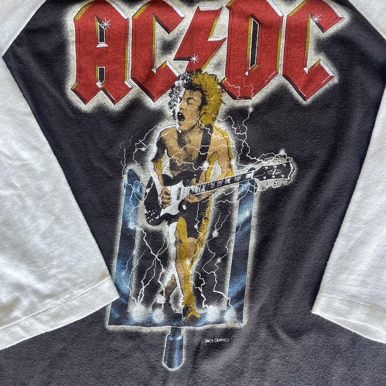 ACDC Electric Guitar Baseball Jersey Shirt