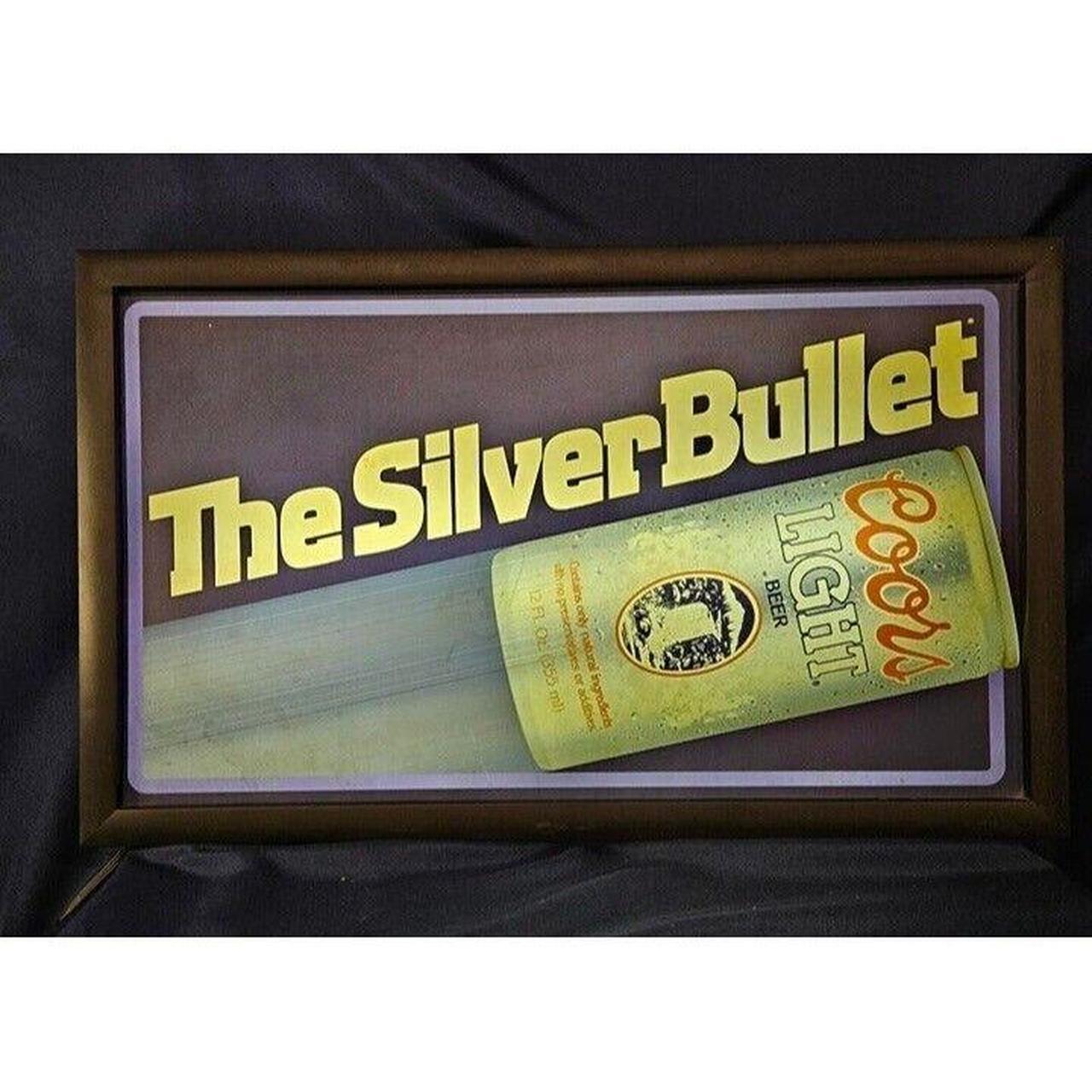andy　Silver Bullet ネオン看板 Coors Light andy Silver Bullet ネオン看板 Coors Light VINTAGE COORS