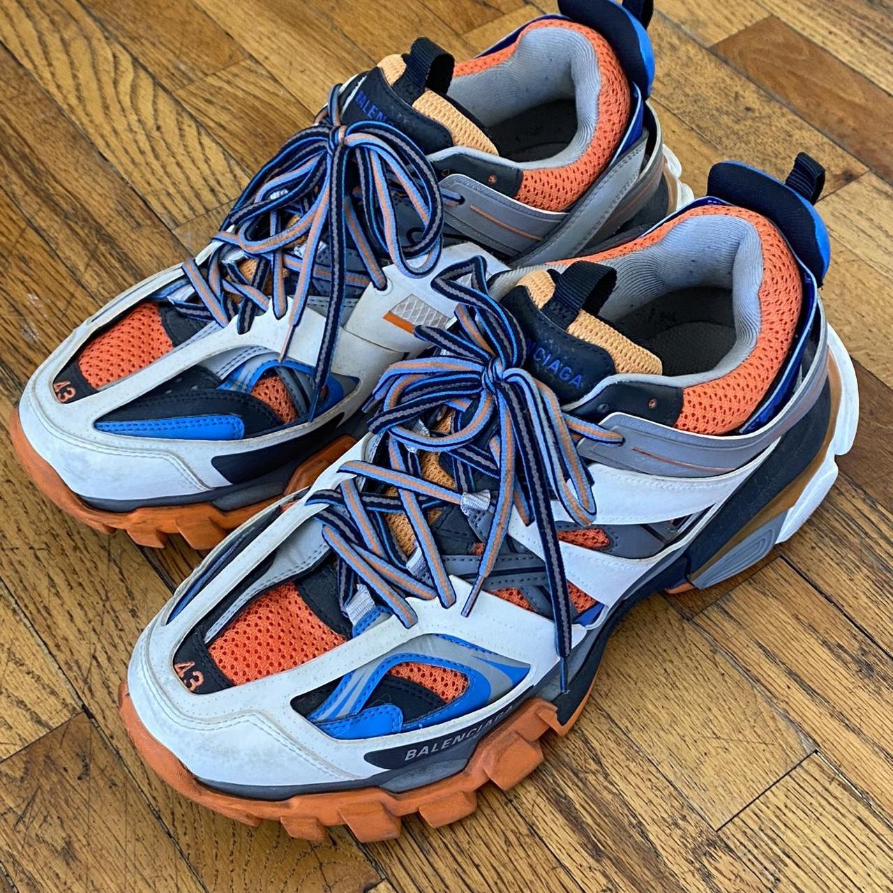 Balenciaga Track Trainer Orange Blue Rare Runway Depop