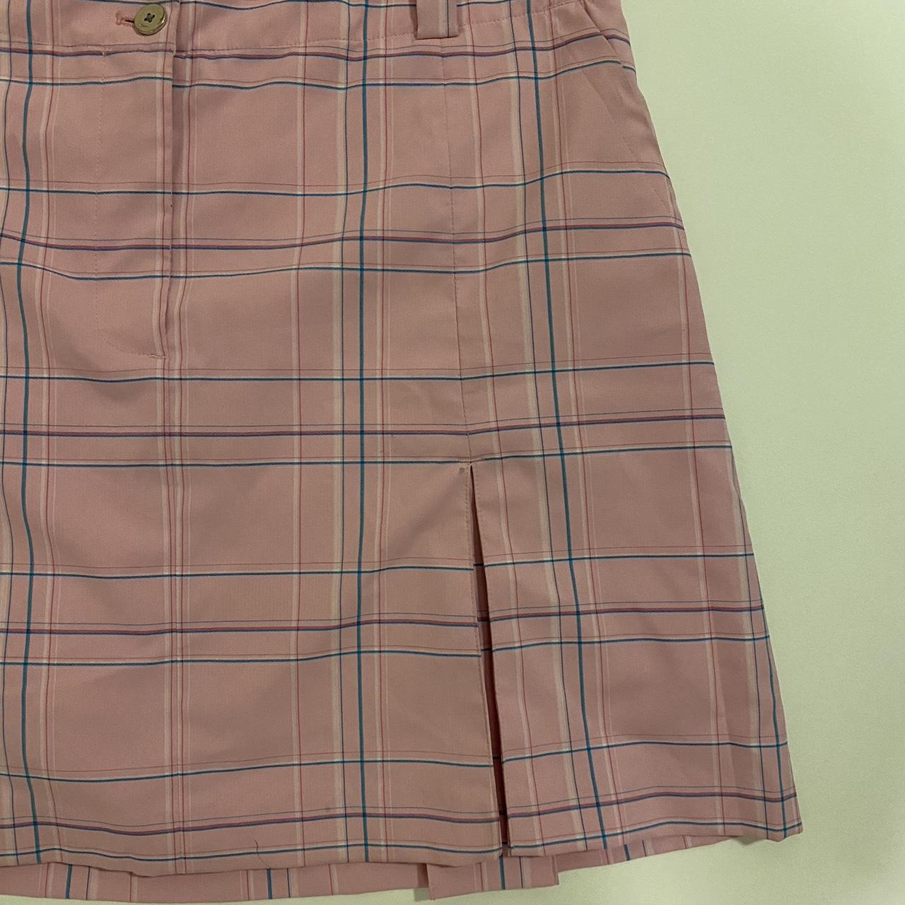 Brown plaid shop skirt nike