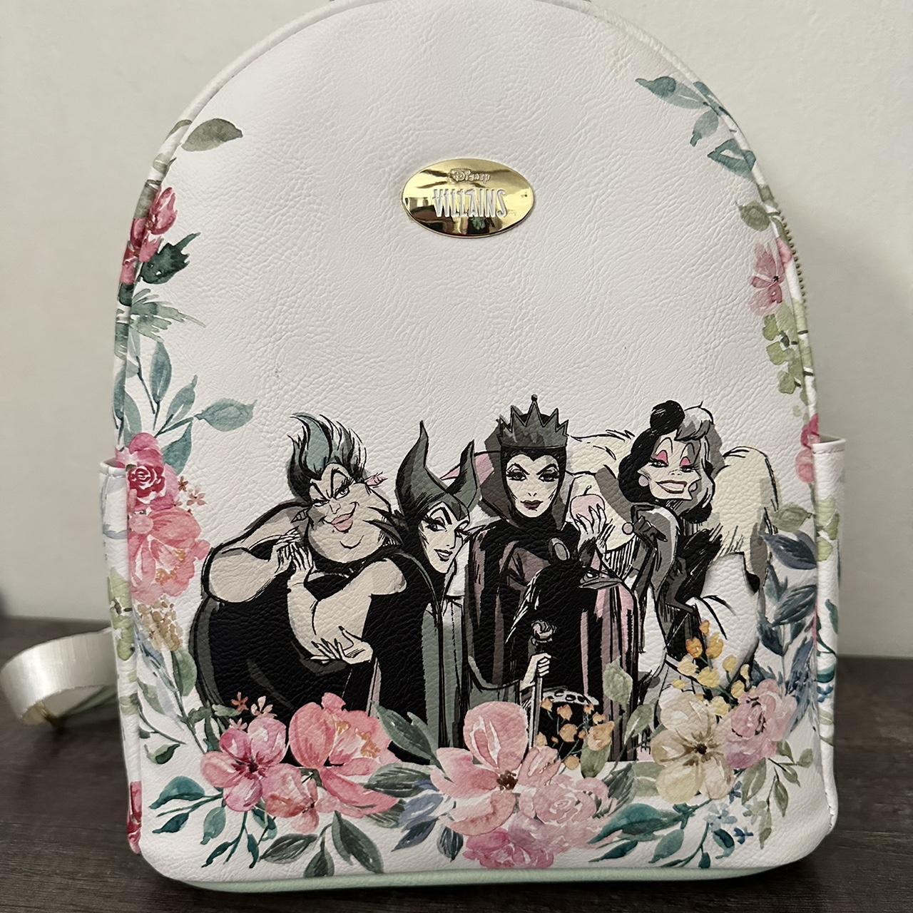 Loungefly Disney Villains Floral Mini Backpack