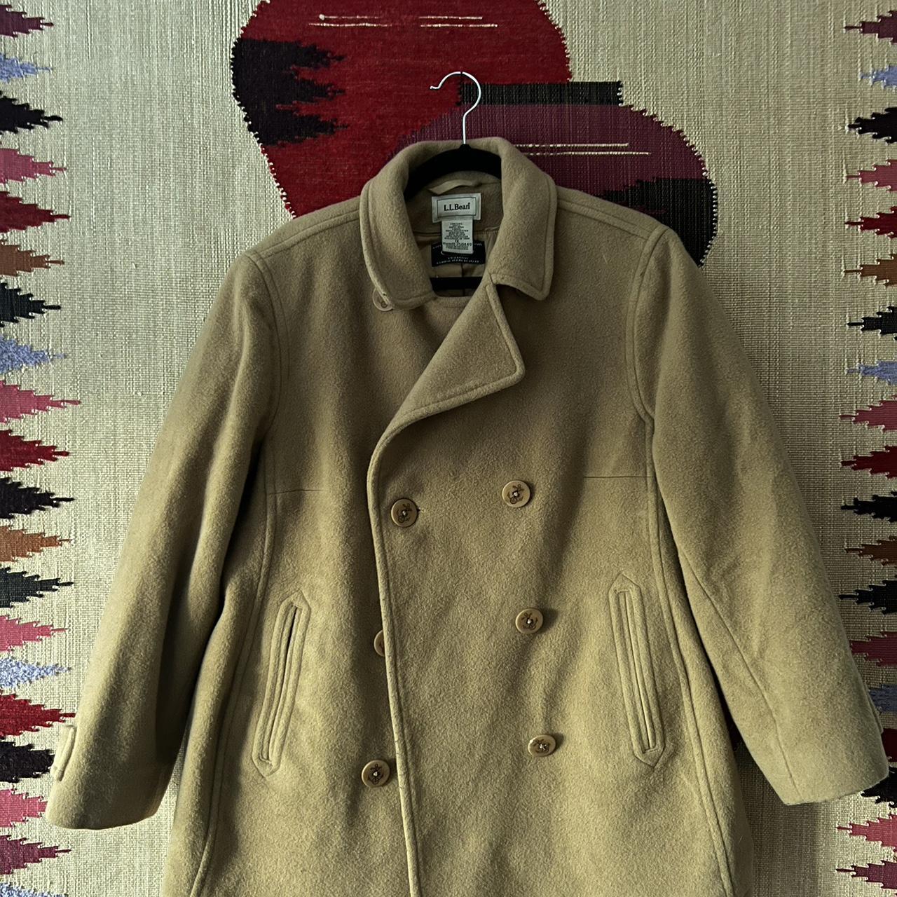 Ll Bean Men's Wool Peacoat Jacket ??‍♂️Vintage Bean