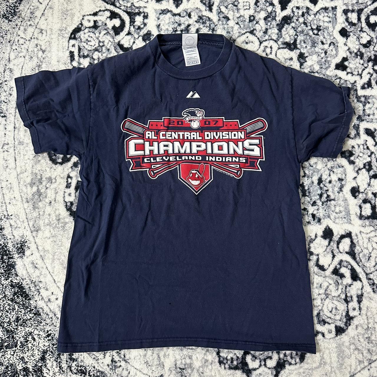 Vintage MLB - Cleveland Indians, Central Division Champions T