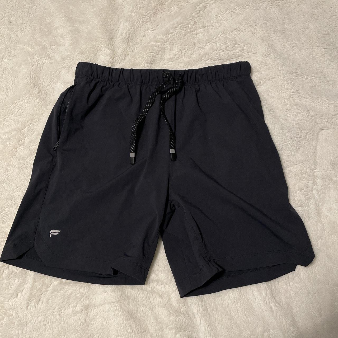 Comfortable Cotton Black Fabletics Shorts - Depop