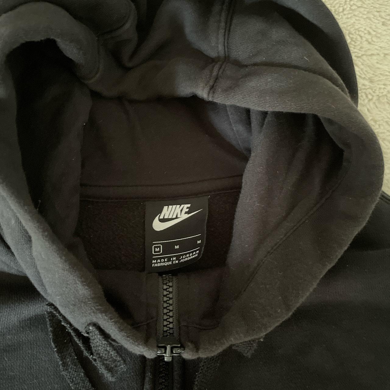 brown nike hoodie zip up