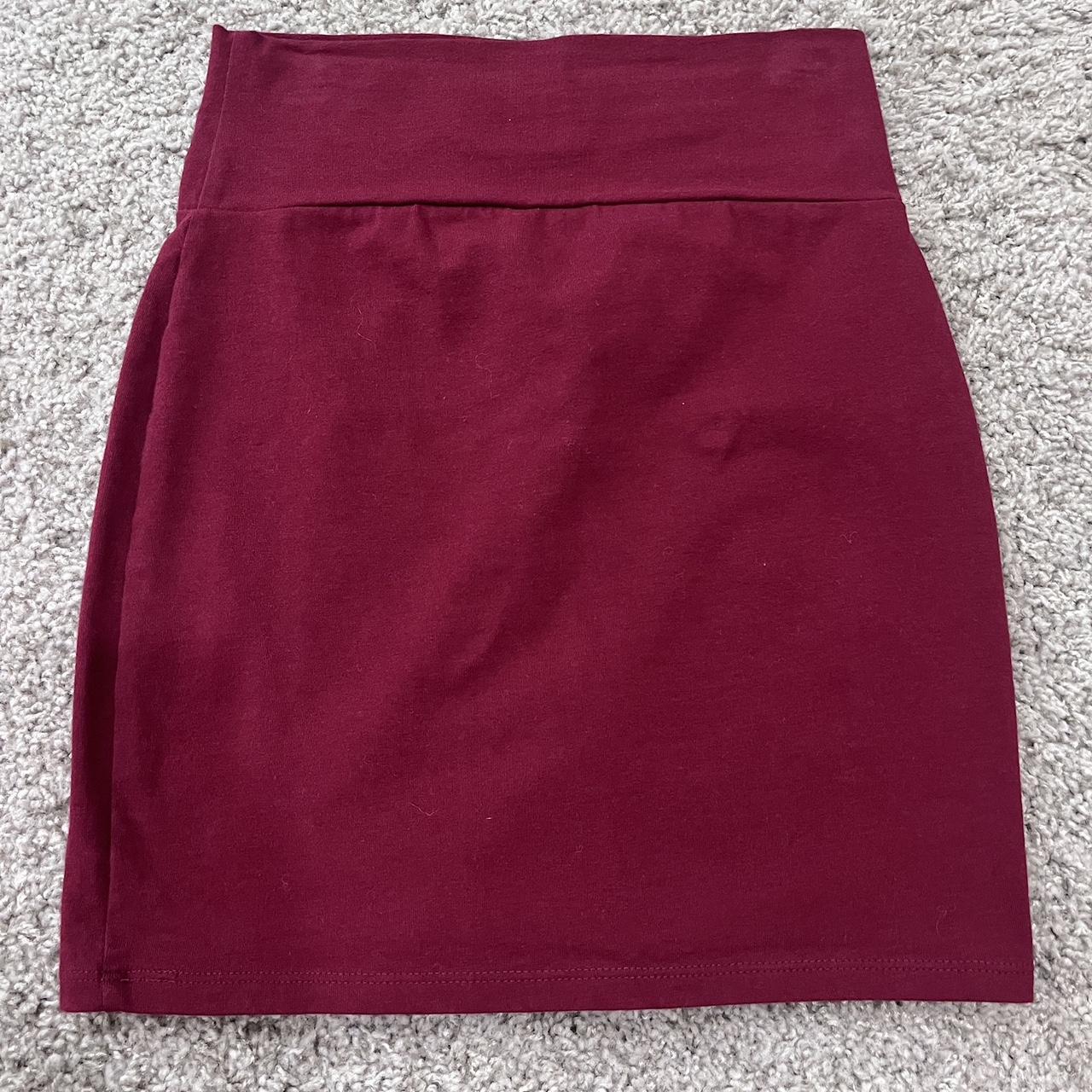 Burgundy skirt target hotsell