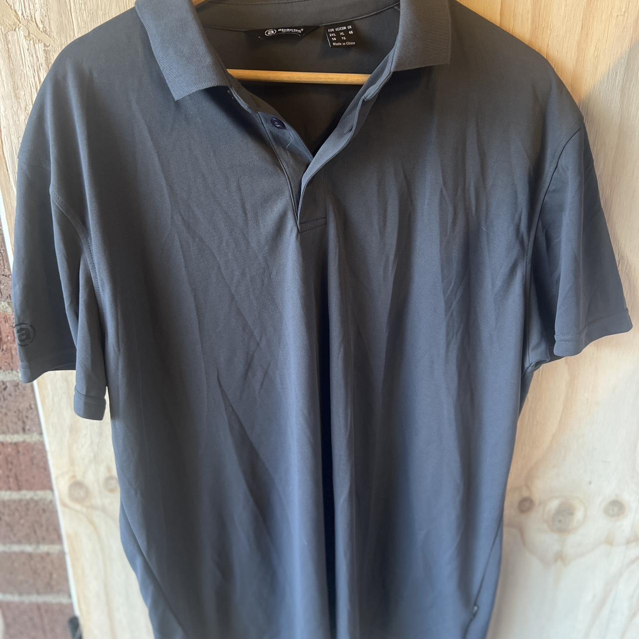 Grey Athletic Polo Size XXL Golf or tennis New... - Depop