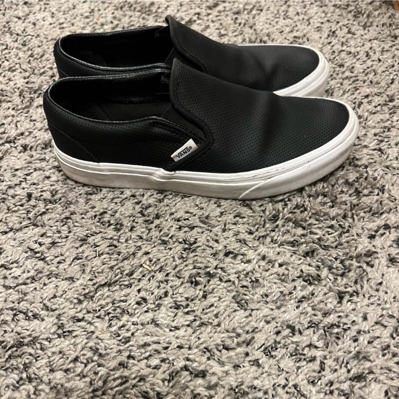 perforated vans slip ons