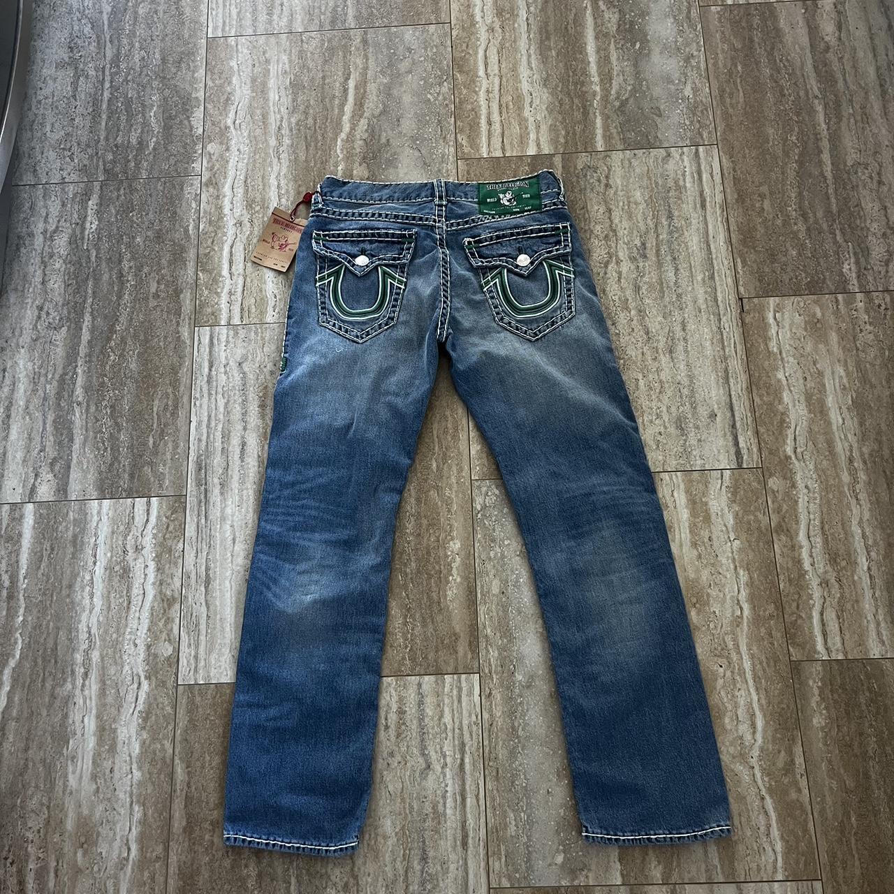 TRUE RELIGION RICKY DOUBLE RAISED HS SUPER T | Depop