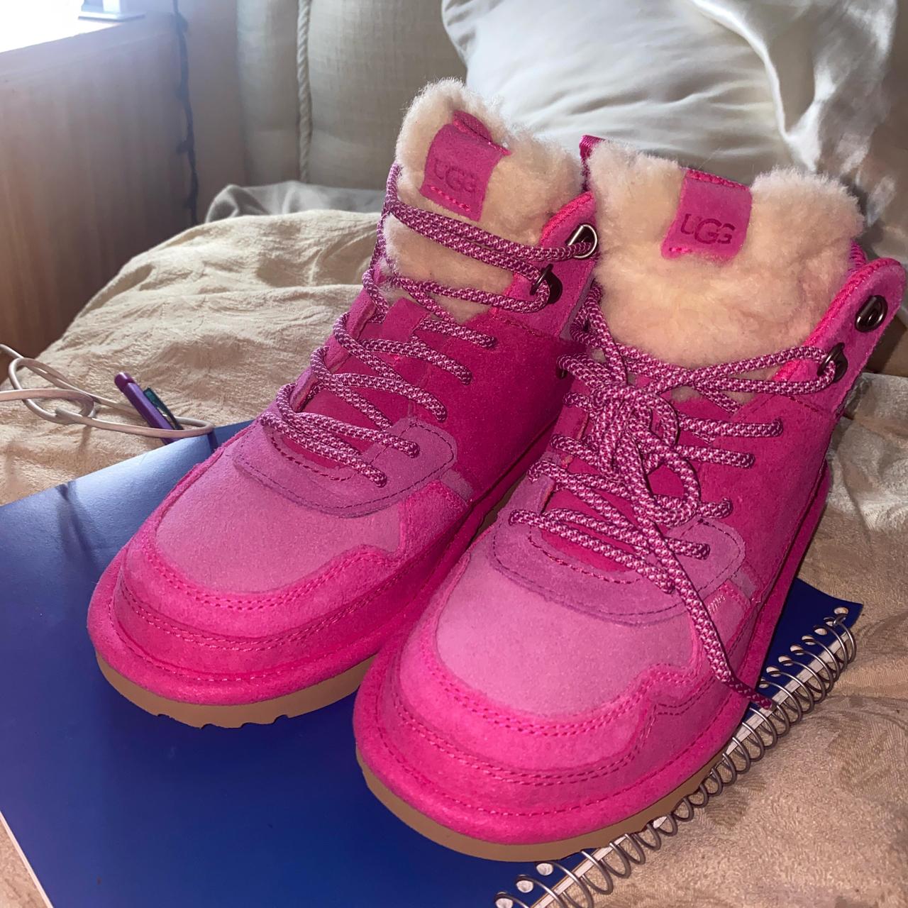 Hot pink UGG boots #uggg #snowboots #winterrr - Depop