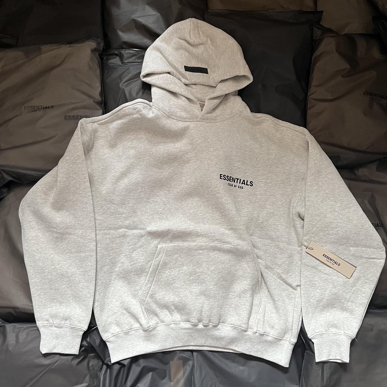 Fear of God FOG Essentials Hoodie SS22 Light Oatmeal