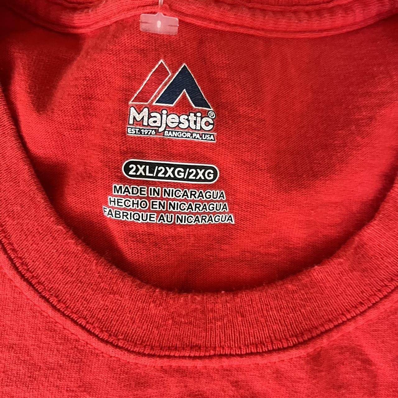 MLB Majestic Washington Nationals red size 2XL t - Depop