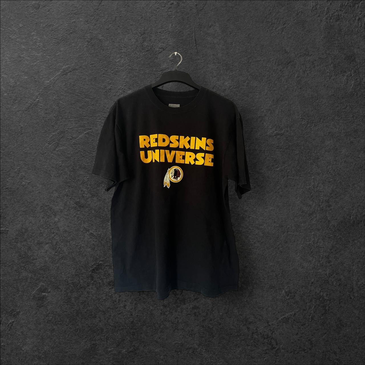 Black redskins t shirt hotsell