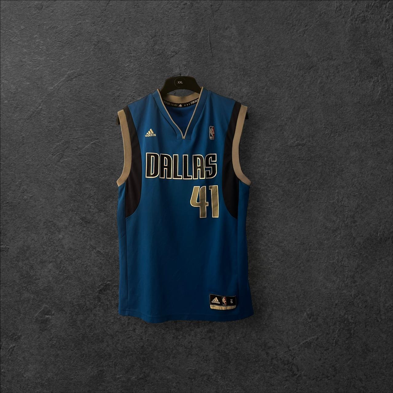 Adidas Dallas popular Mavericks Dirk Nowitzki NBA Jersey