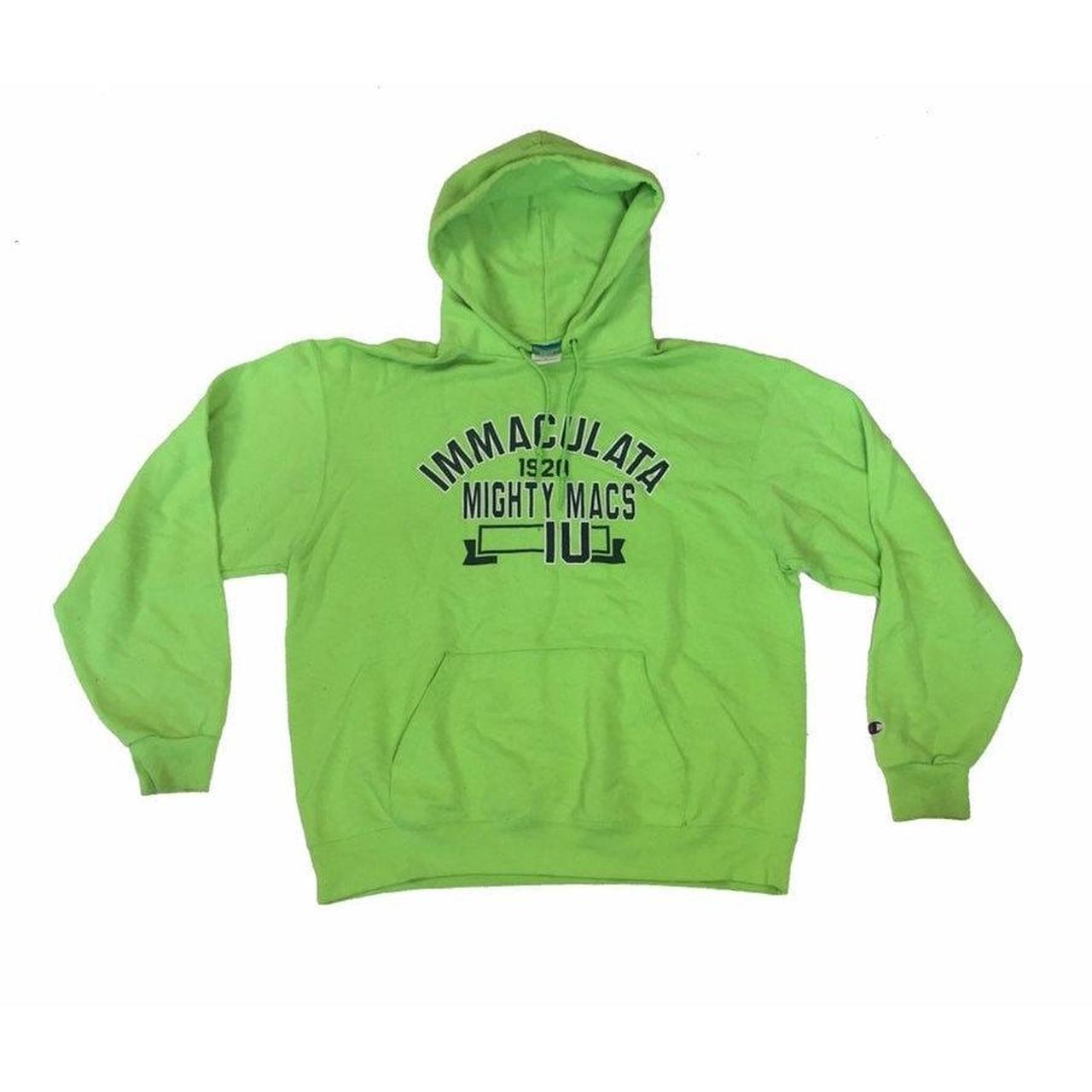 Champion sweater 2024 lime green usa