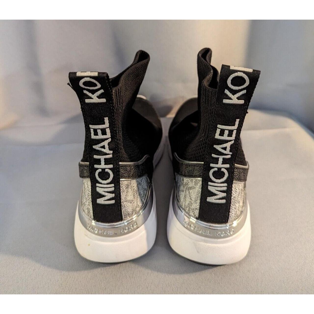 Michael kors sales sneakers mens silver