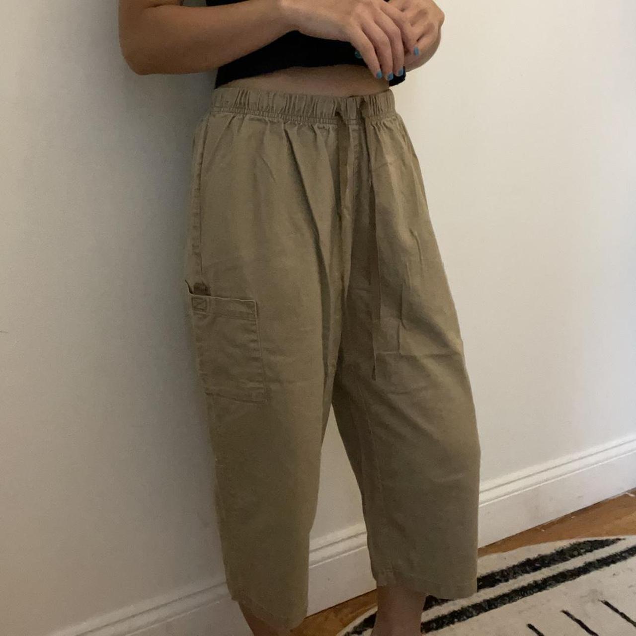 Khaki Basic Editions stretchy pants! Please use - Depop