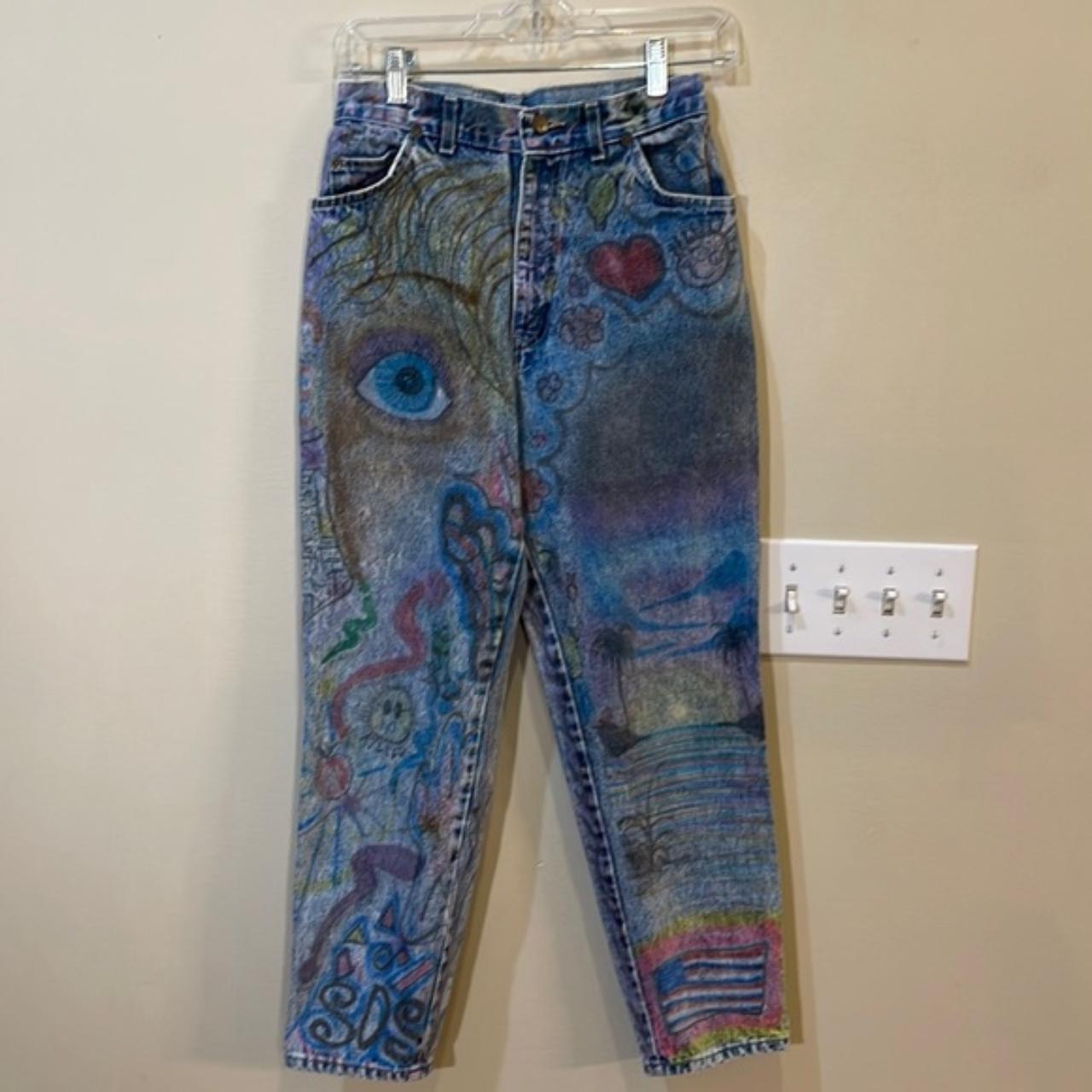 Sunset hot sale painted jeans