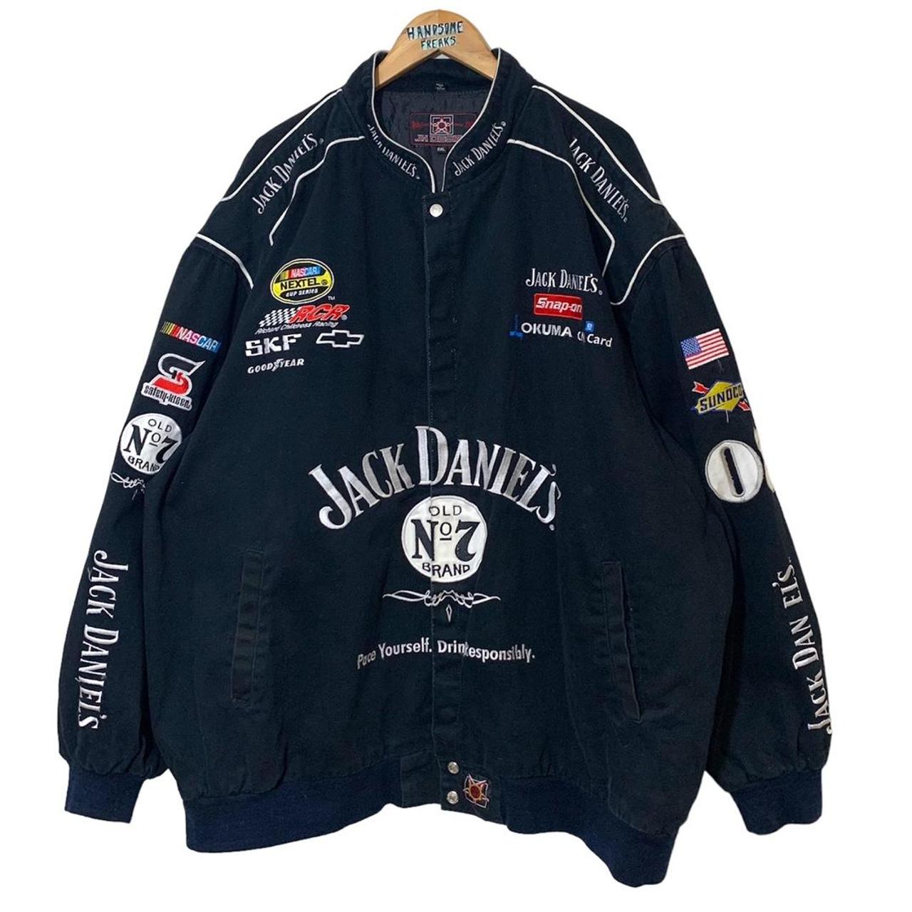 00s JH Design Jack Daniel's NASCAR Racing Jacket -... - Depop