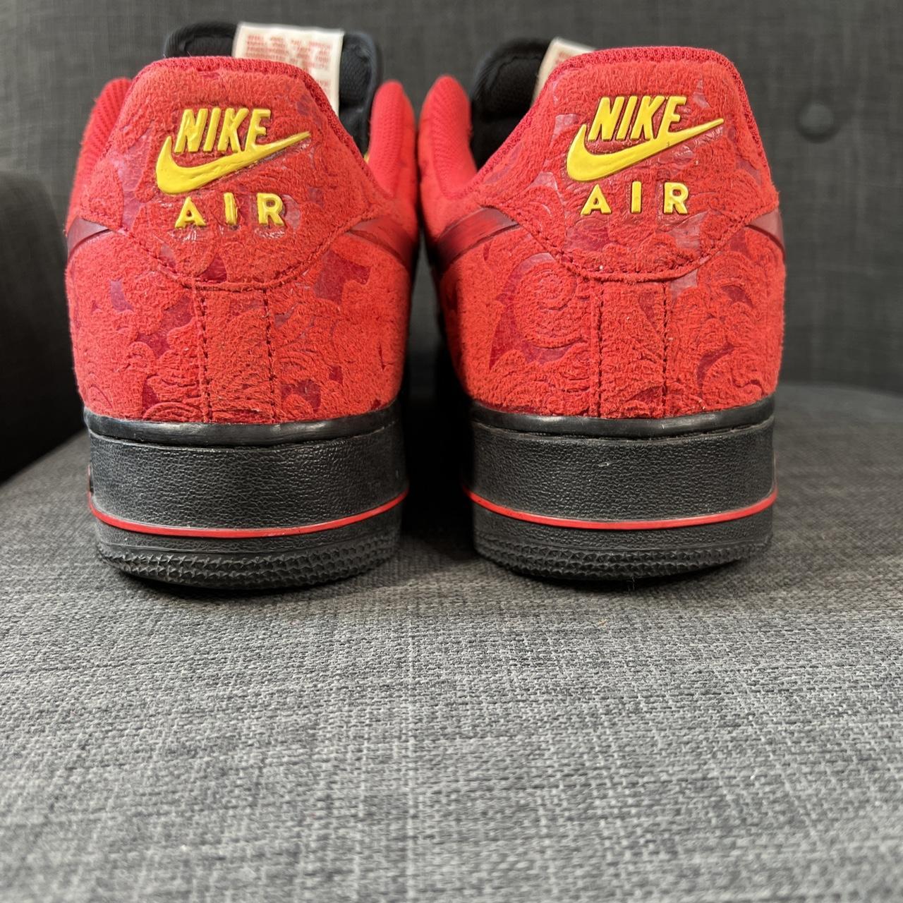 Nike Air Force 1 Low Red Paisley Men's - 488298-617 - US