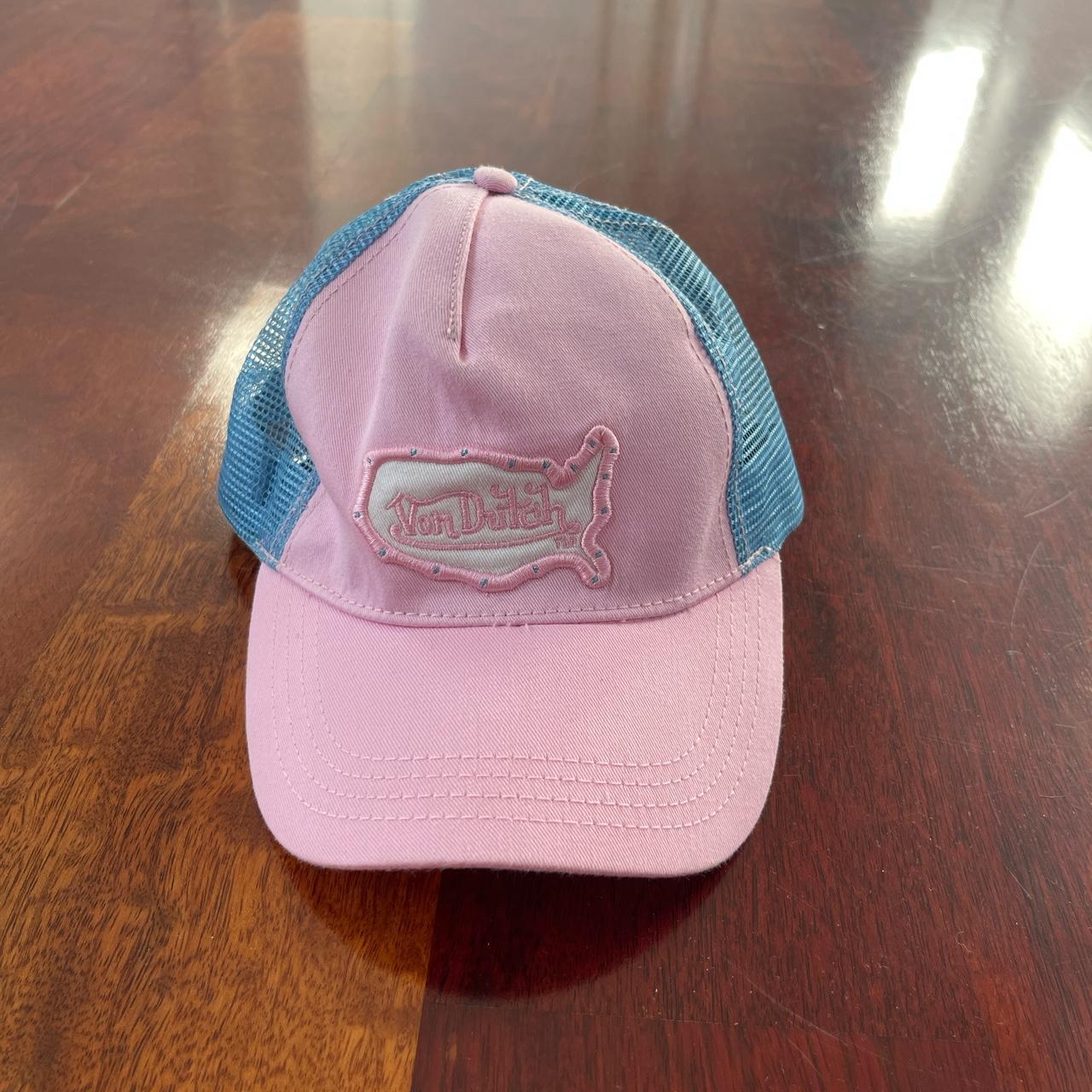 authentic VonDutch cap in pink and blue vondutch... Depop