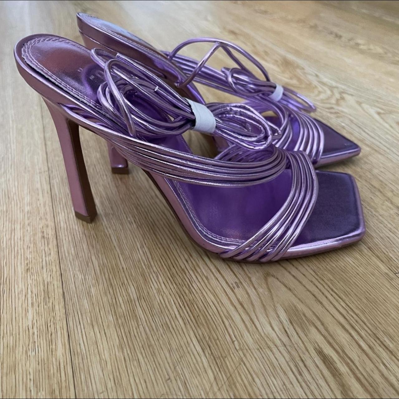 Asos purple heels online