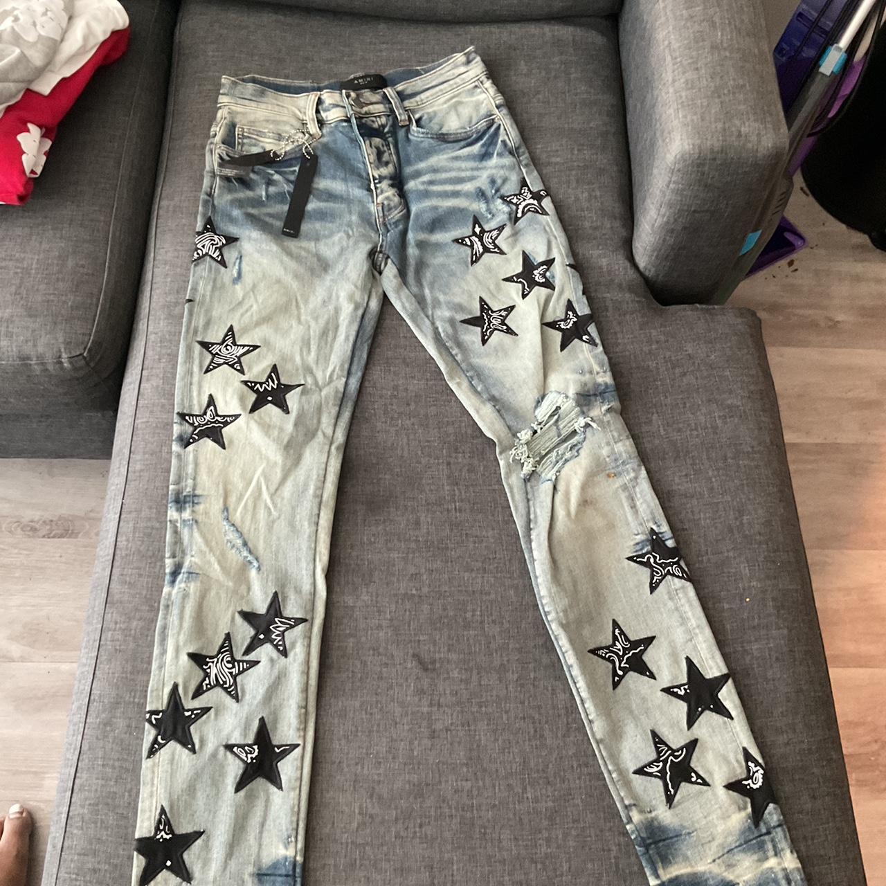 amiri jeans 29 着画あり Jeans with zippers Amiri - Подростковые джинсы armani jeans
