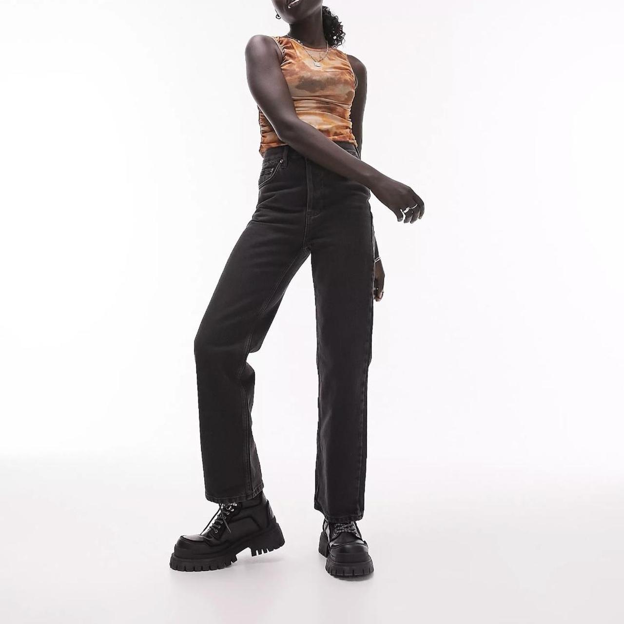 Womens Jeans Topshop Black Jeans Petite Topshop Petite Jamie Flare