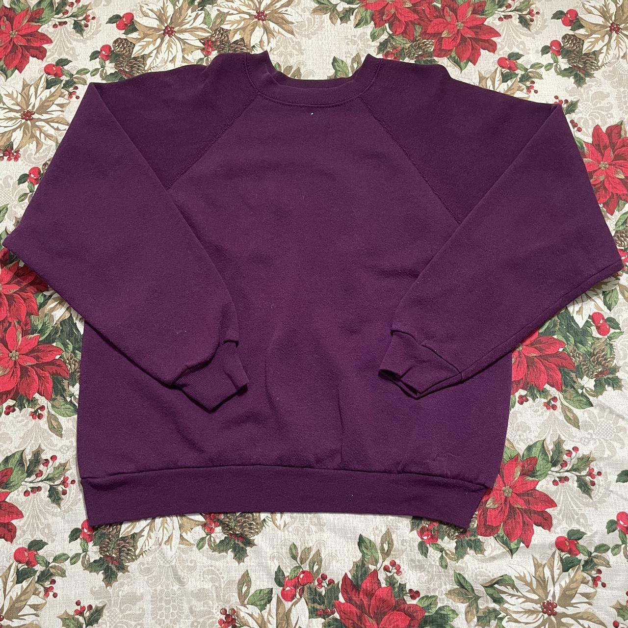 Vintage Blank Tultex Crew Neck Basic Essential Depop