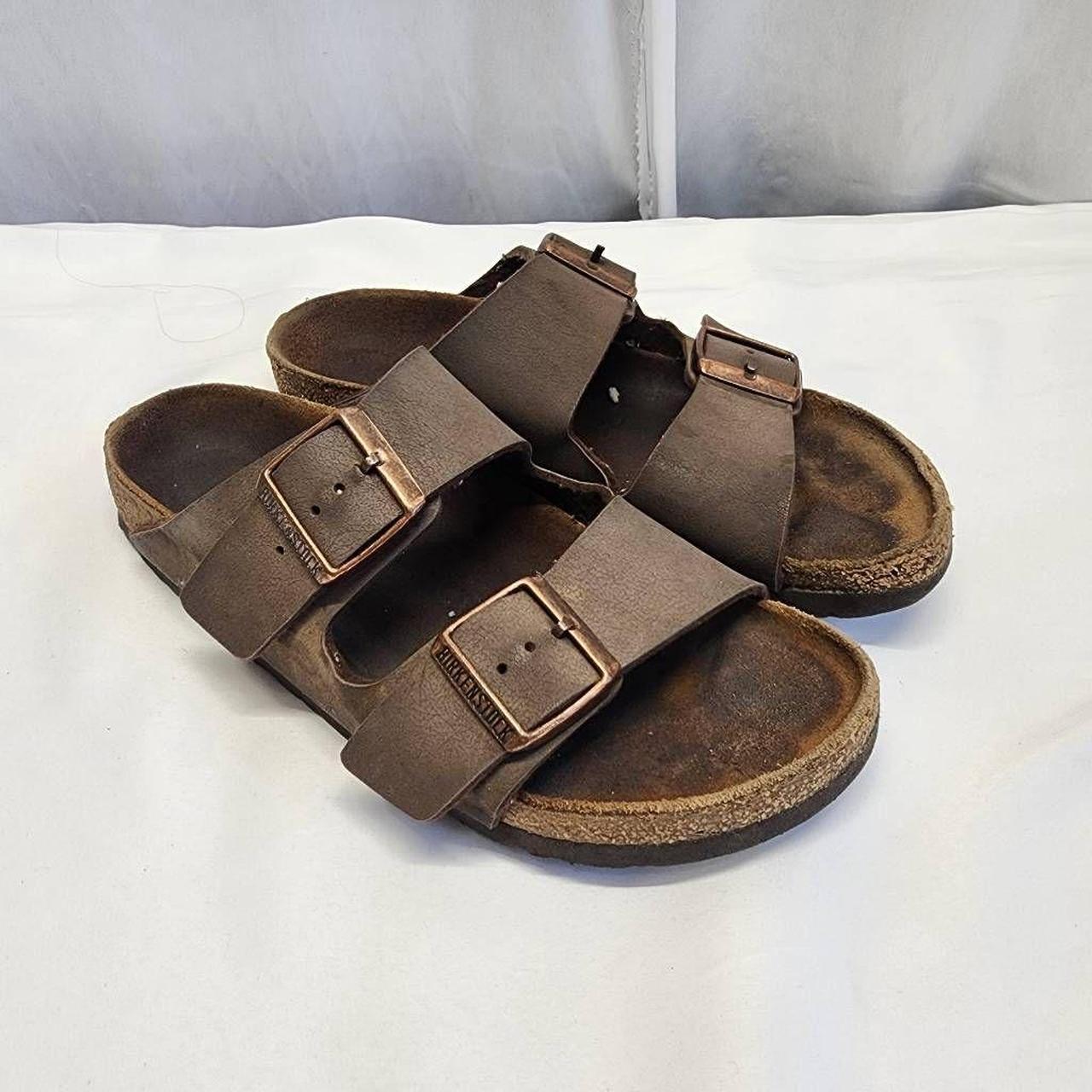 Birkenstock Arizona Birkibuc Sandals for Women in Mocha