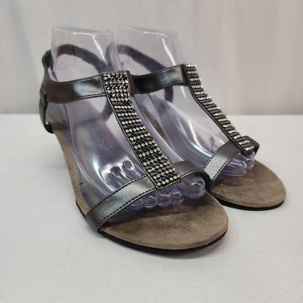 Women s Sandals Grey Silver US 8