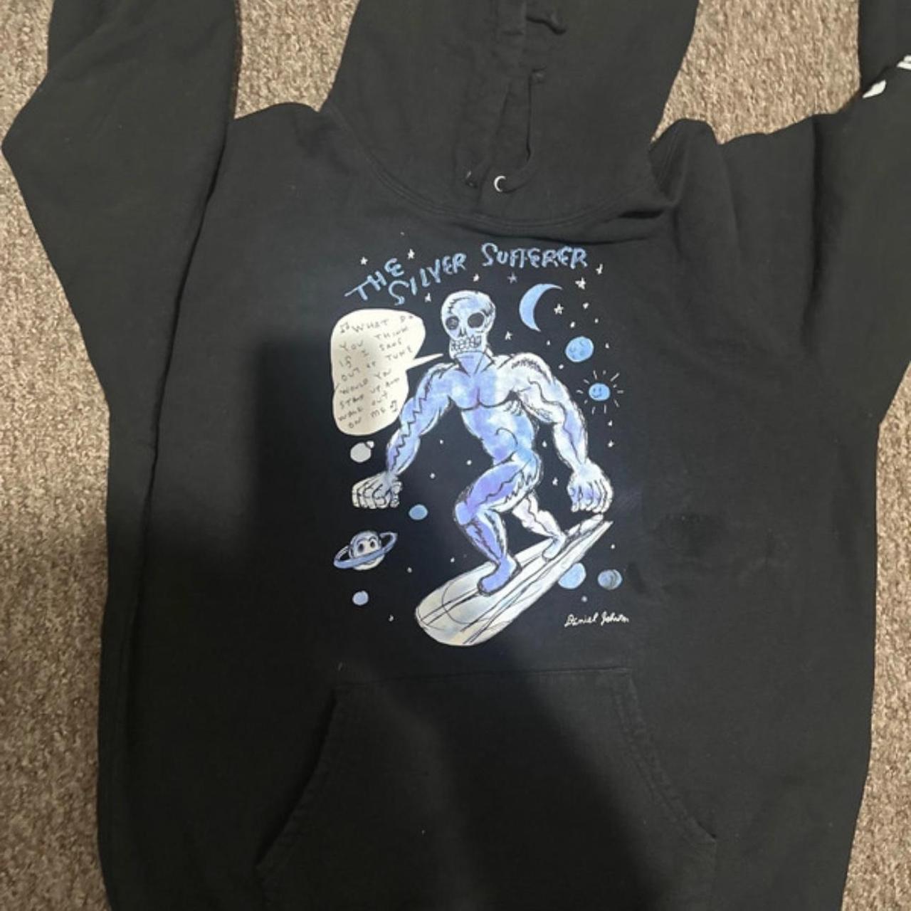 Supreme x Daniel Johnston hoodie the silver surfer