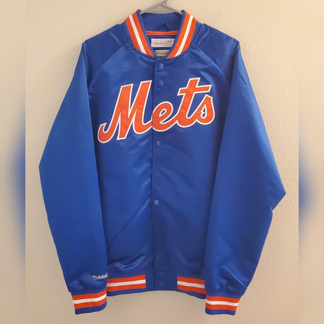 Mitchell & Ness New York Mets Jacket Size Mens - Depop