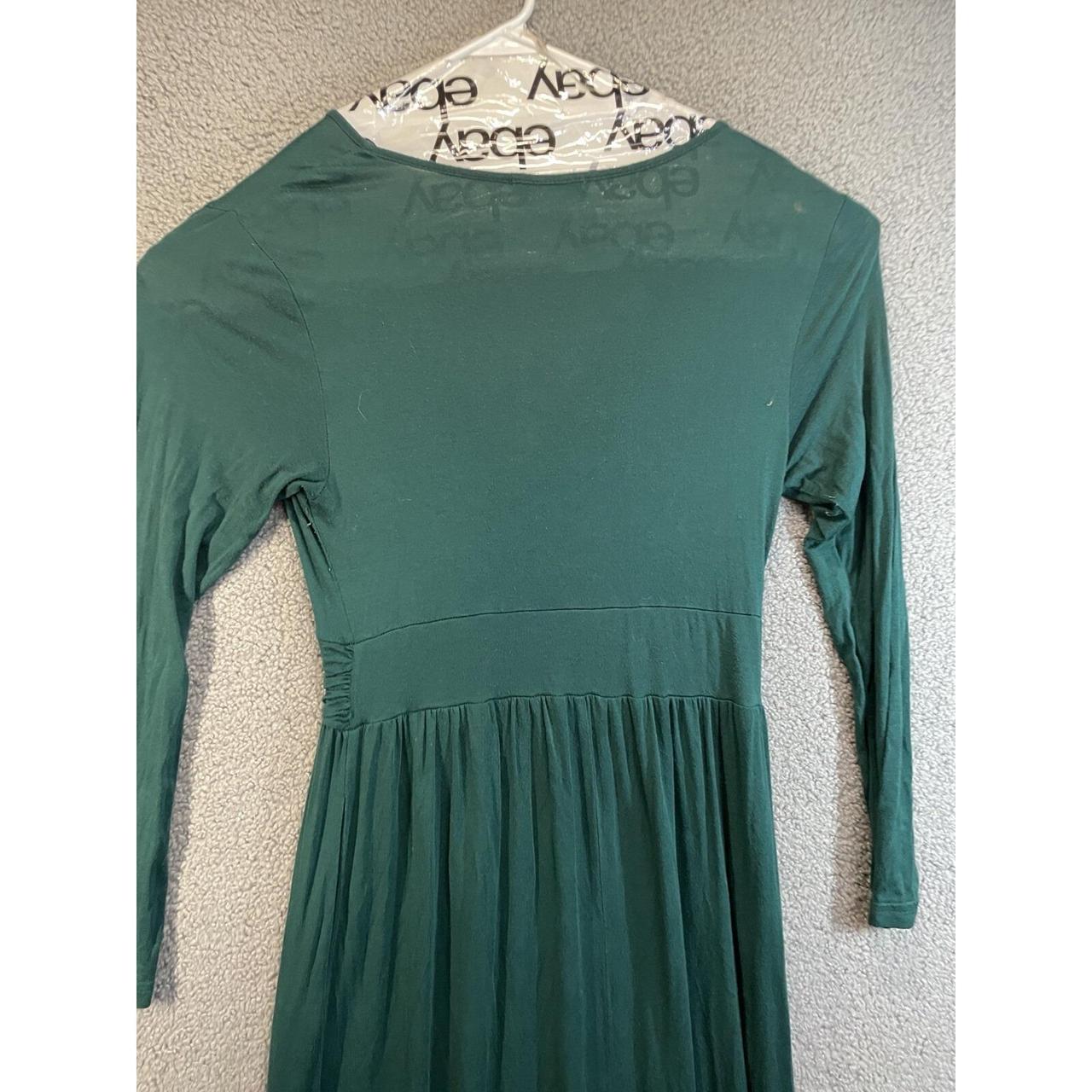 Women's Dress - Green - L – Ouges Long Sleeve Dre… - image 5